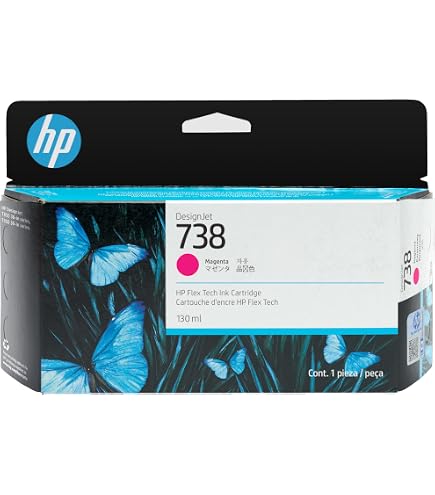Amazon.com: HP 738 130-ml Black DesignJet Ink Cartridge : Office